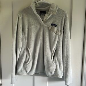 patagonia white fleece